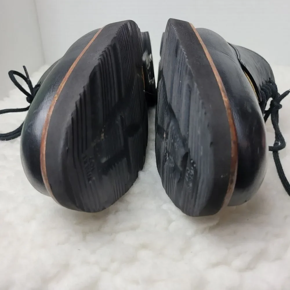 Samuel Hubbard Men's Size 11.5  Founder Shoes Black Leather M2100-048